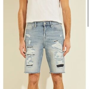 New GUESS Eco Slim Denim Shorts SZ 32
